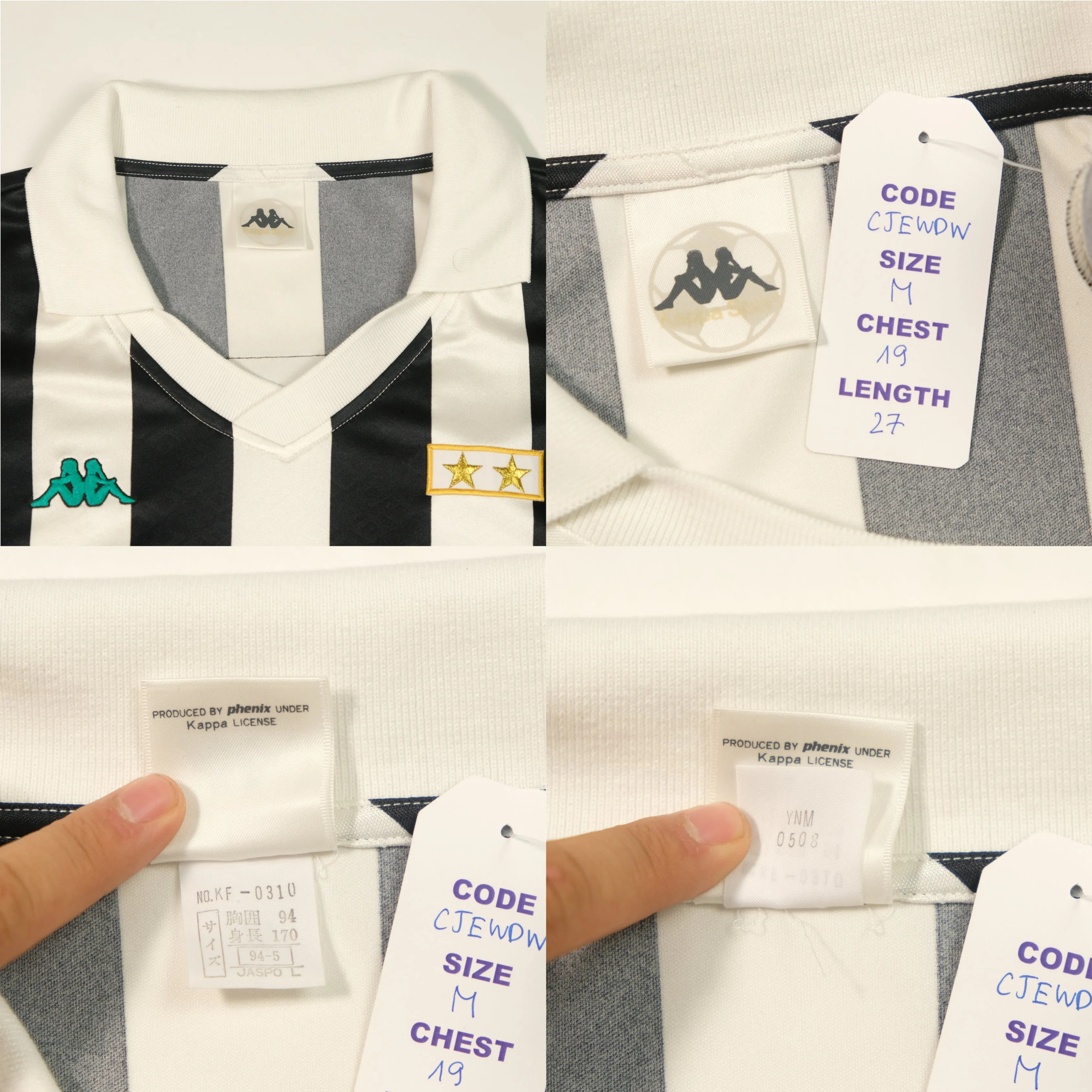 1992/94 Juventus Home Shirt Kappa (M)