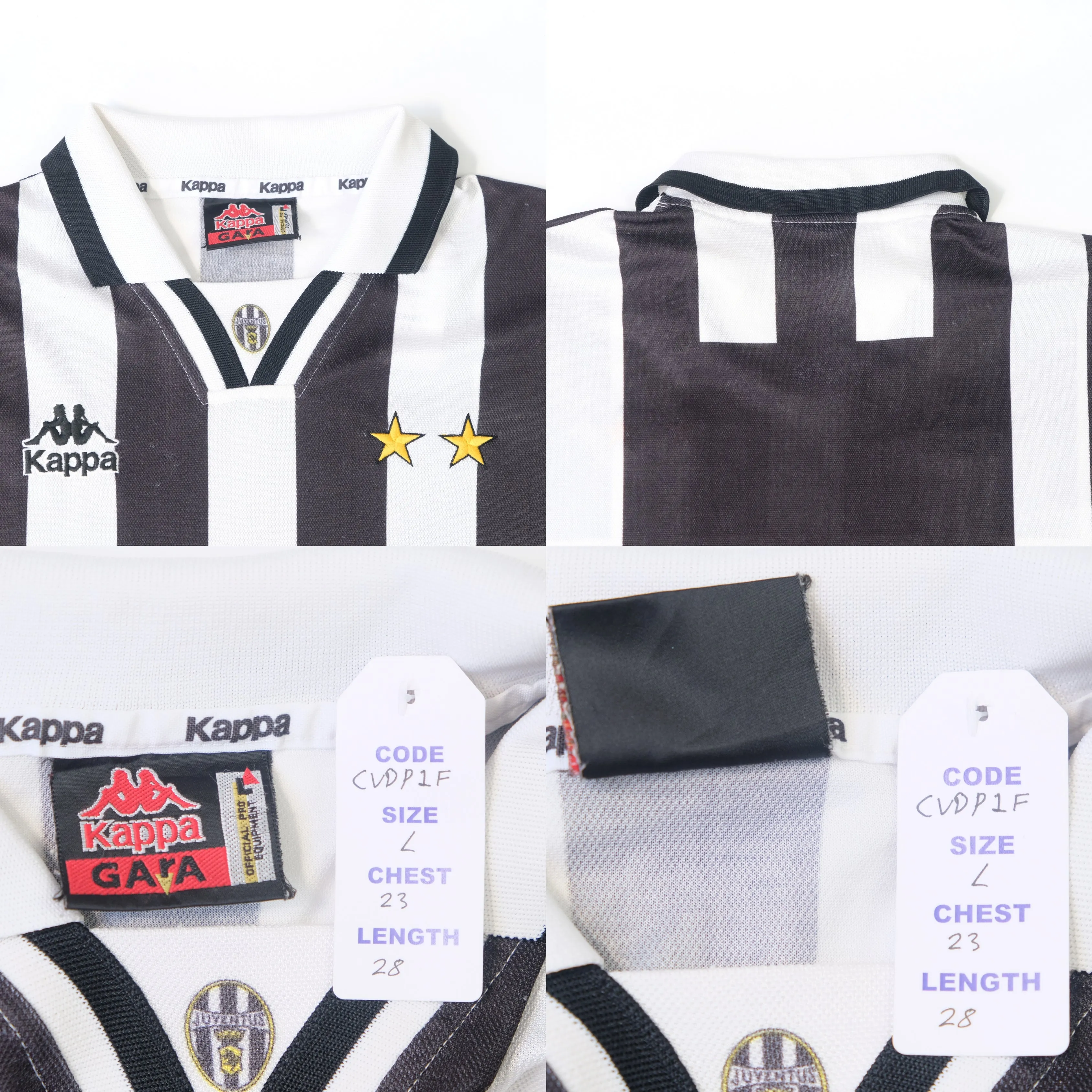 1995/96 Juventus Home Shirt Kappa (L)