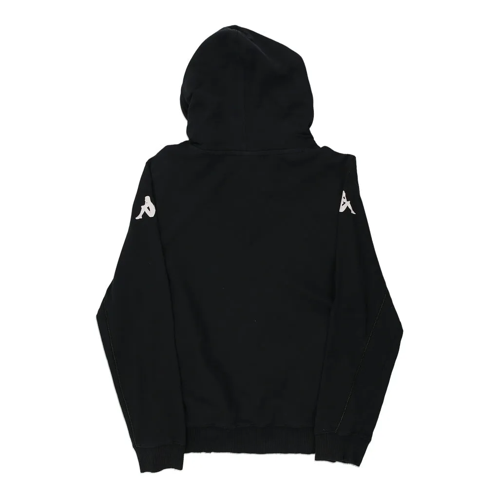 Age 10 Kappa Hoodie - Medium Black Cotton Blend