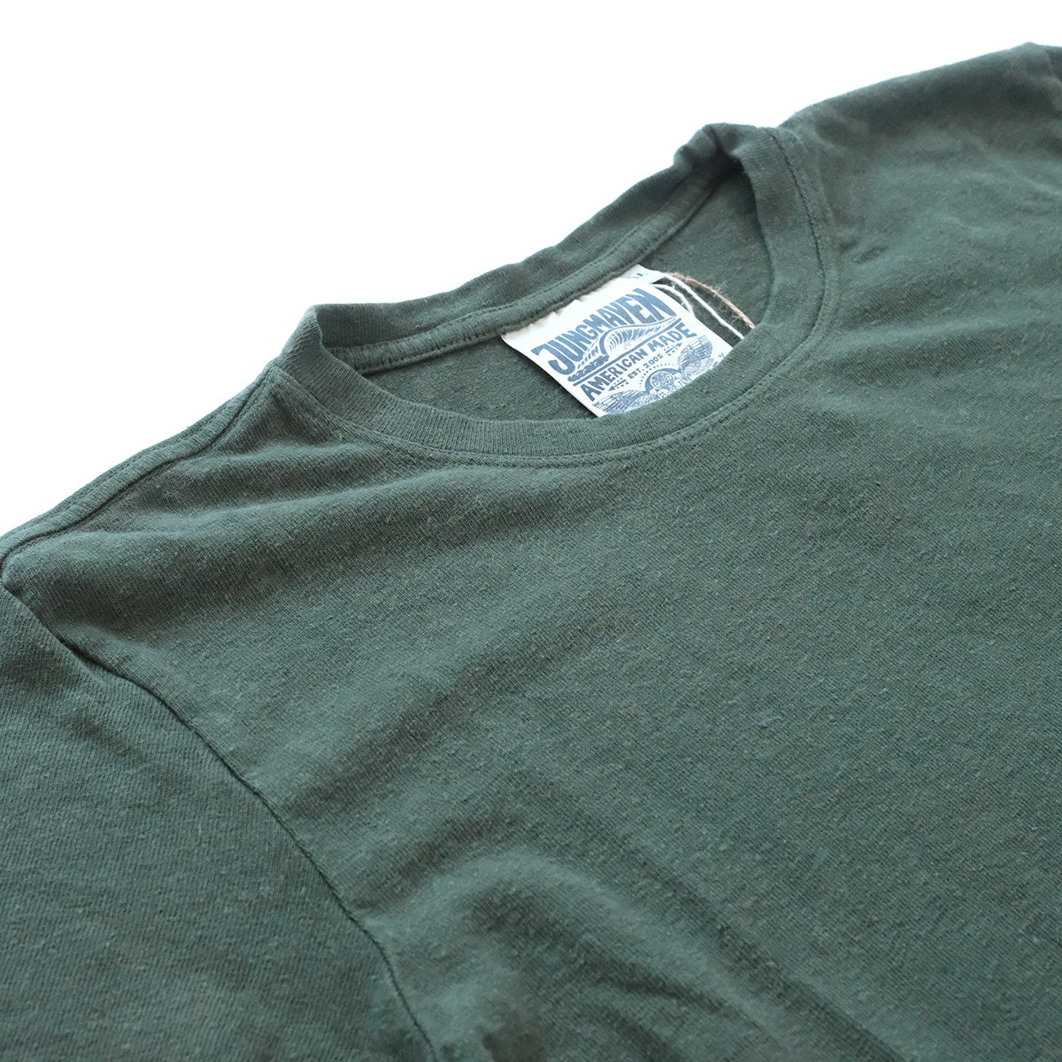 Baja Hemp Tee - Hunter Green