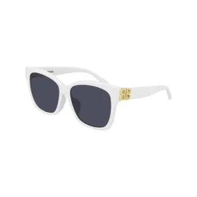 Balenciaga Sunglass Woman White Gold Blue BB0102SA-004