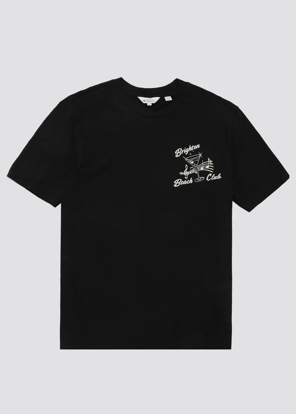 Ben Sherman Brighton Beach Club T-Shirt Black