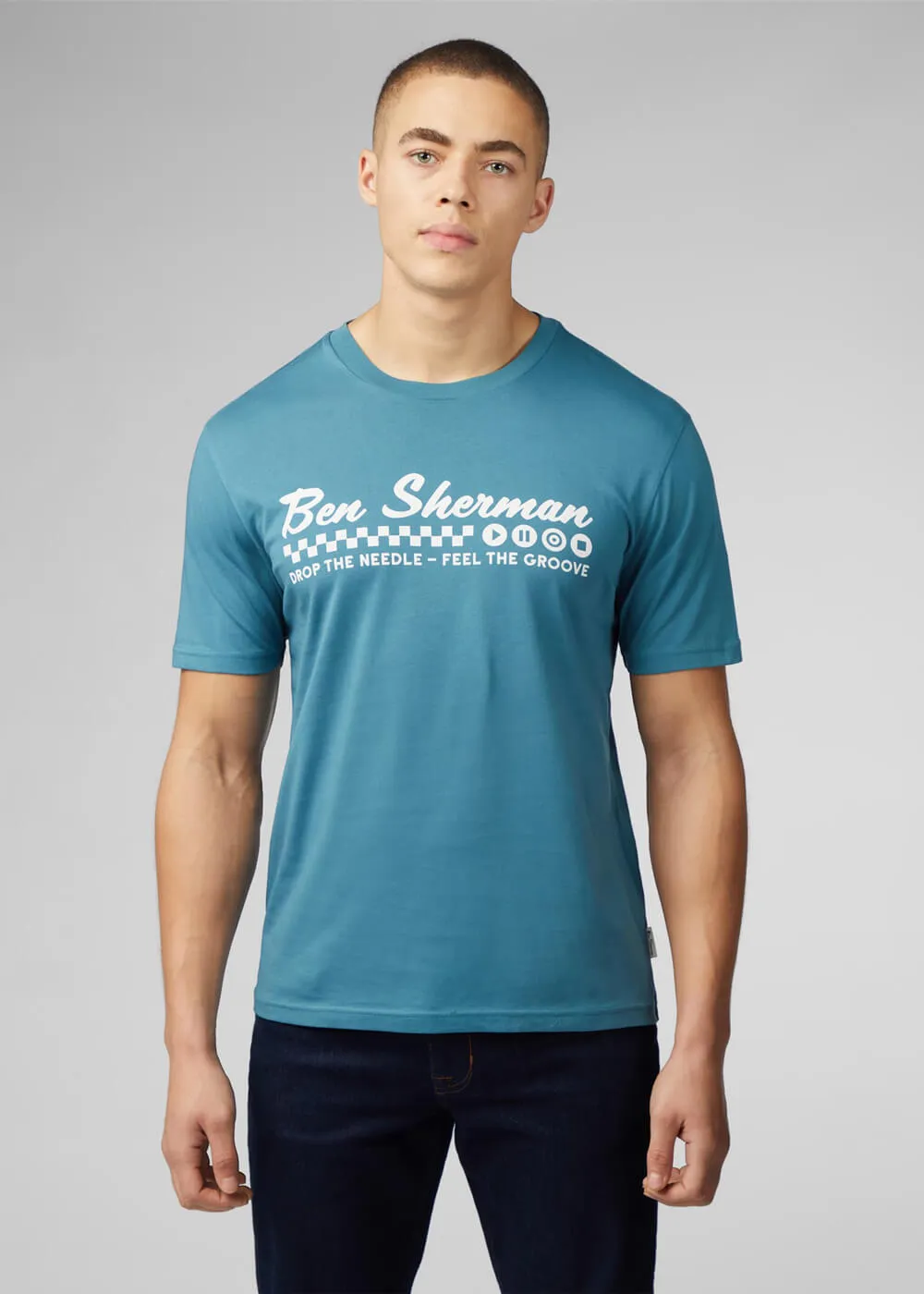 Ben Sherman Feel The Groove T-Shirt Teal