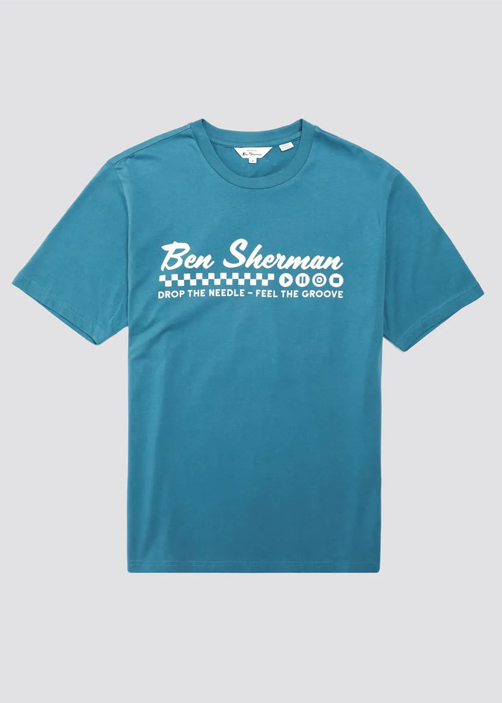 Ben Sherman Feel The Groove T-Shirt Teal