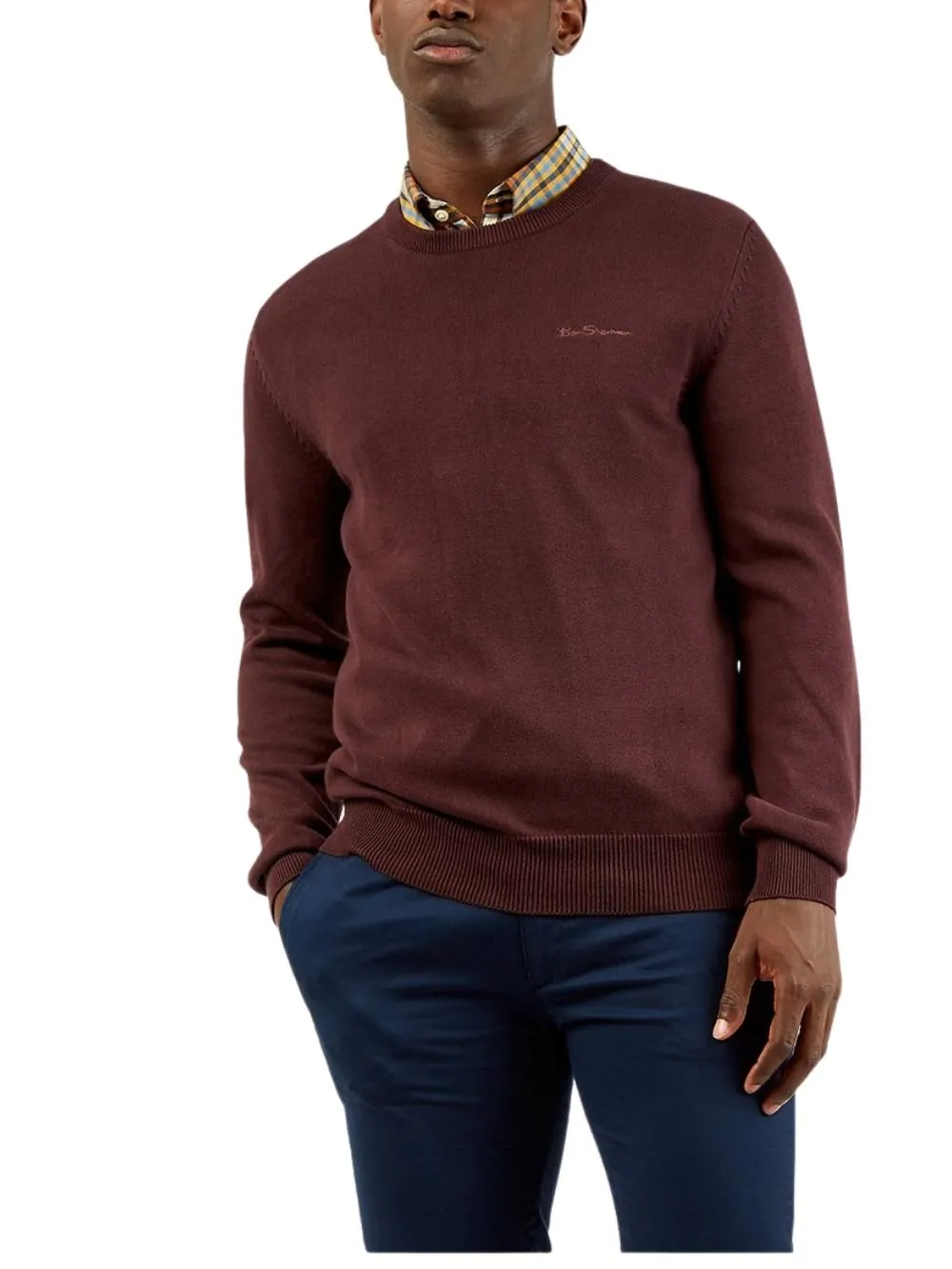 Ben Sherman Maglia Uomo 20023it Burgundy