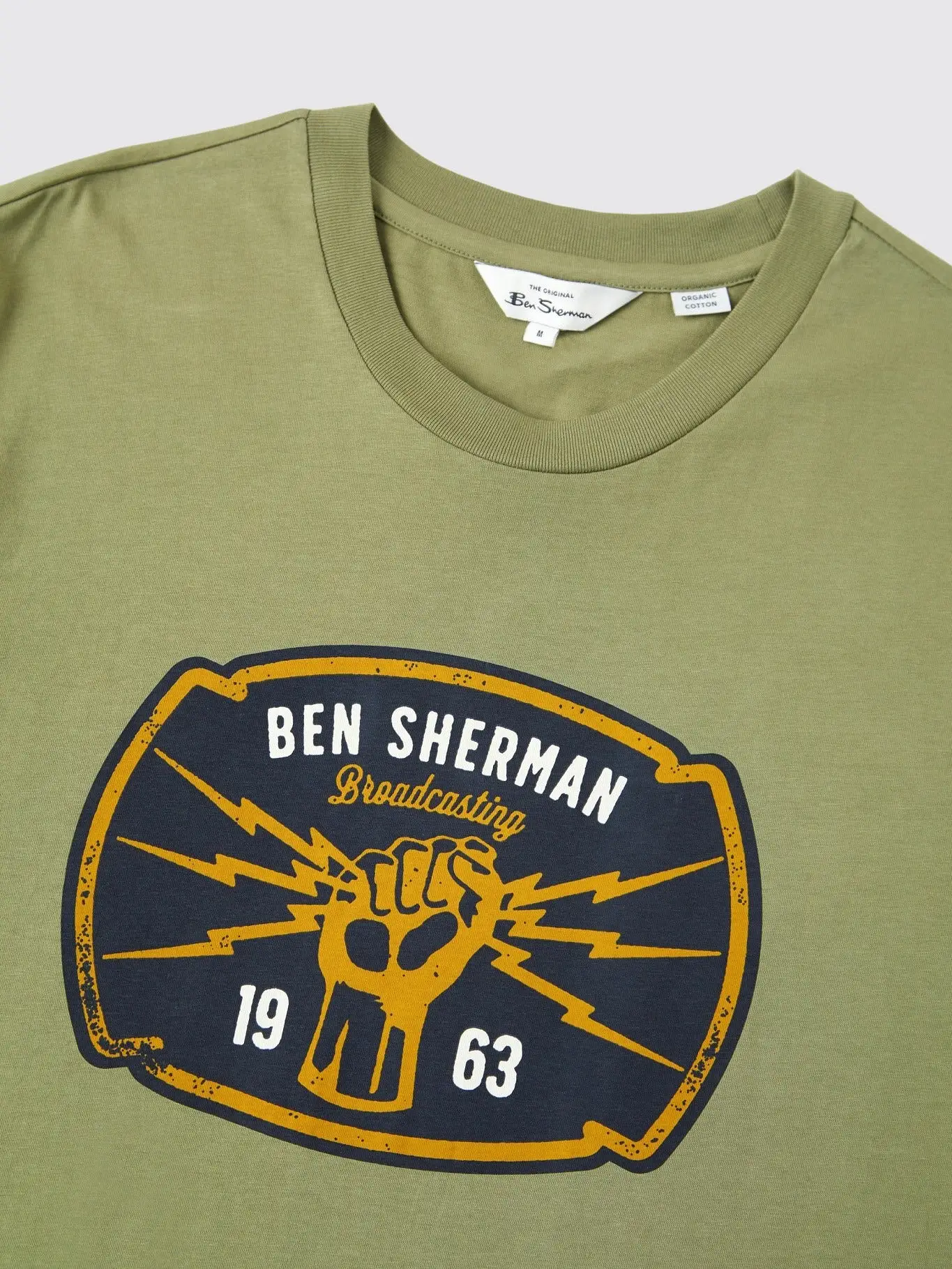 Ben Sherman Mens Broadcasting Power T-Shirt