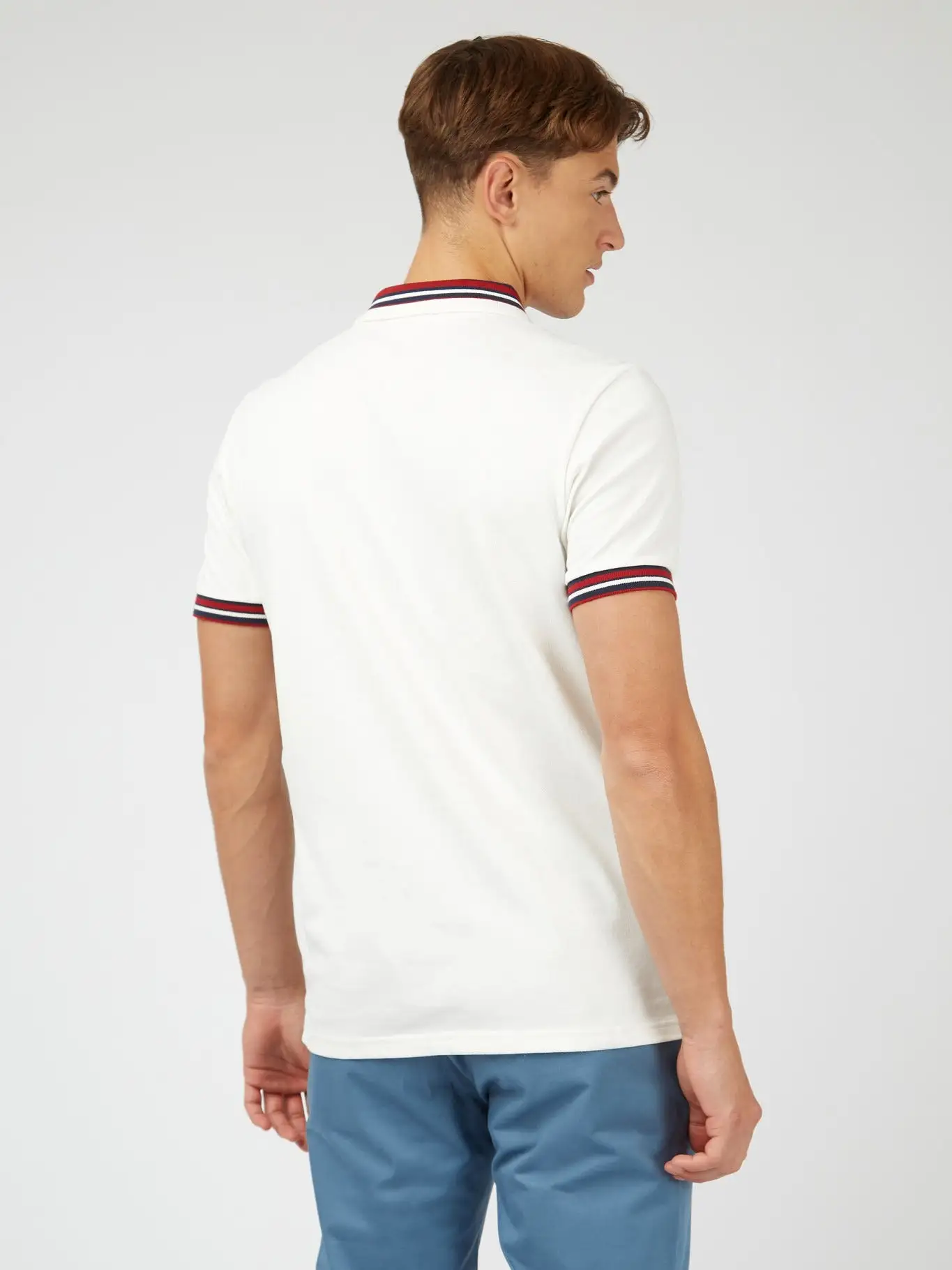 Ben Sherman Mens 'House Collar' Pique Polo Shirt