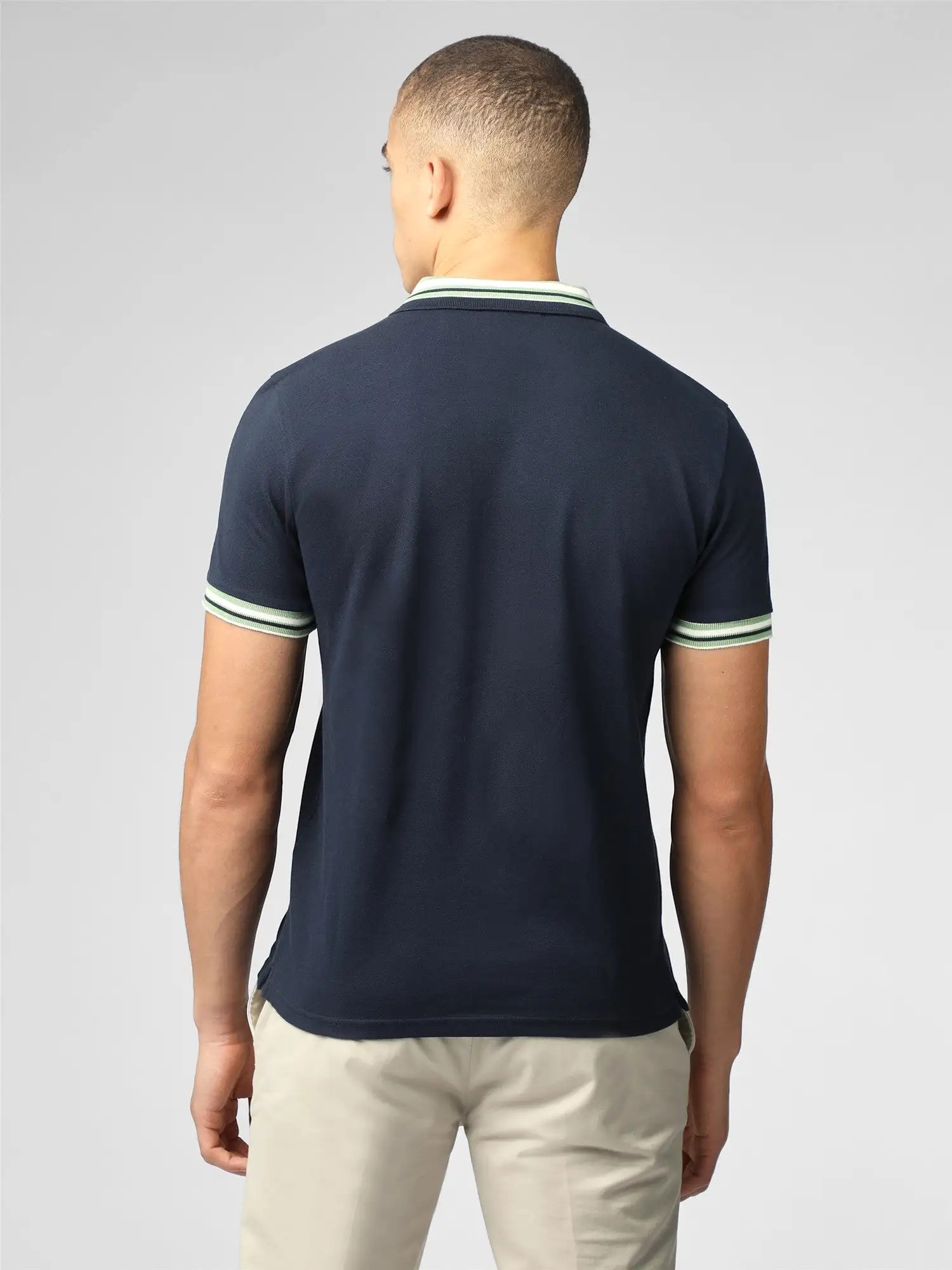 Ben Sherman Mens 'House Collar' Pique Polo Shirt