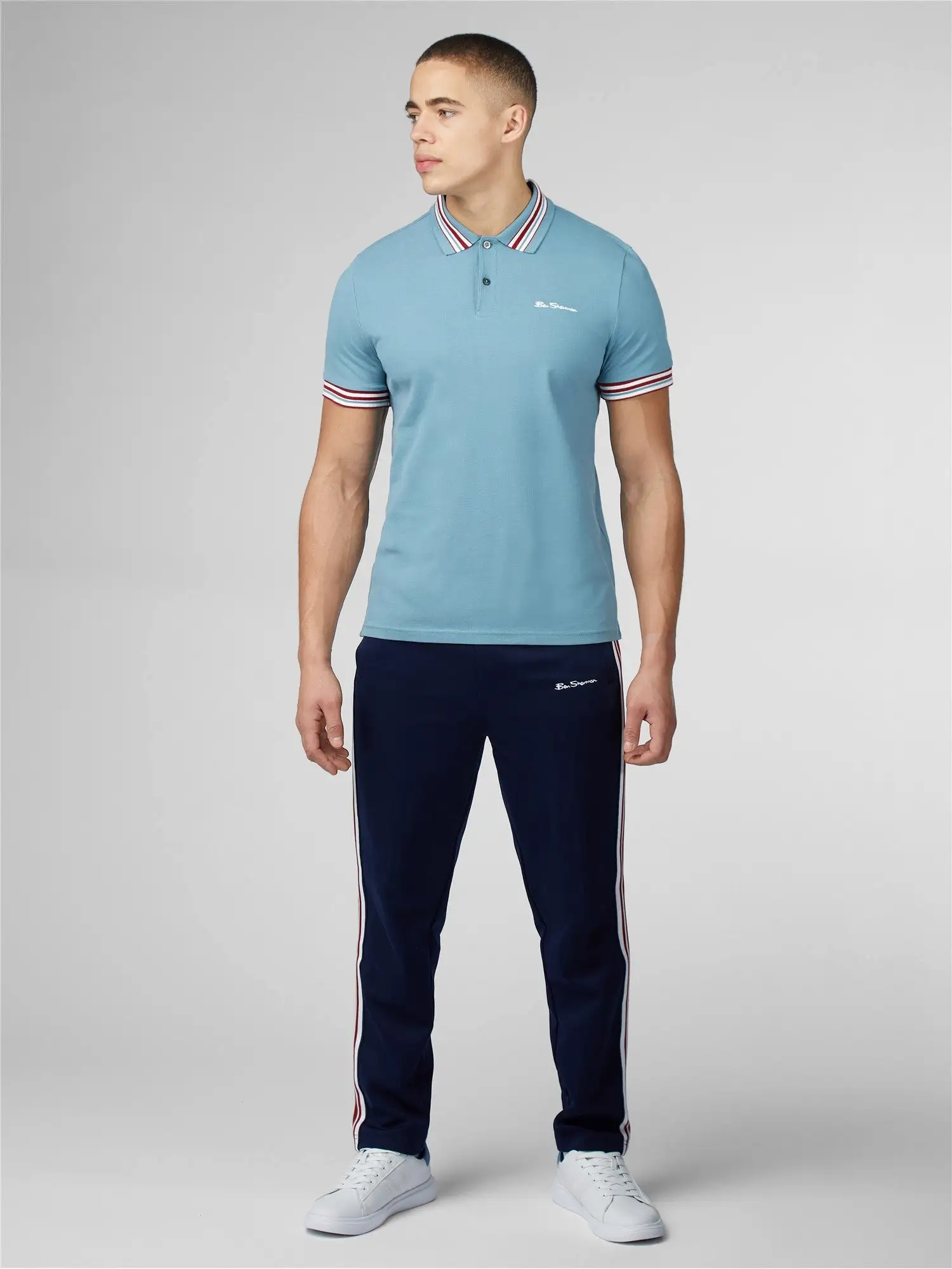 Ben Sherman Mens 'House Collar' Pique Polo Shirt