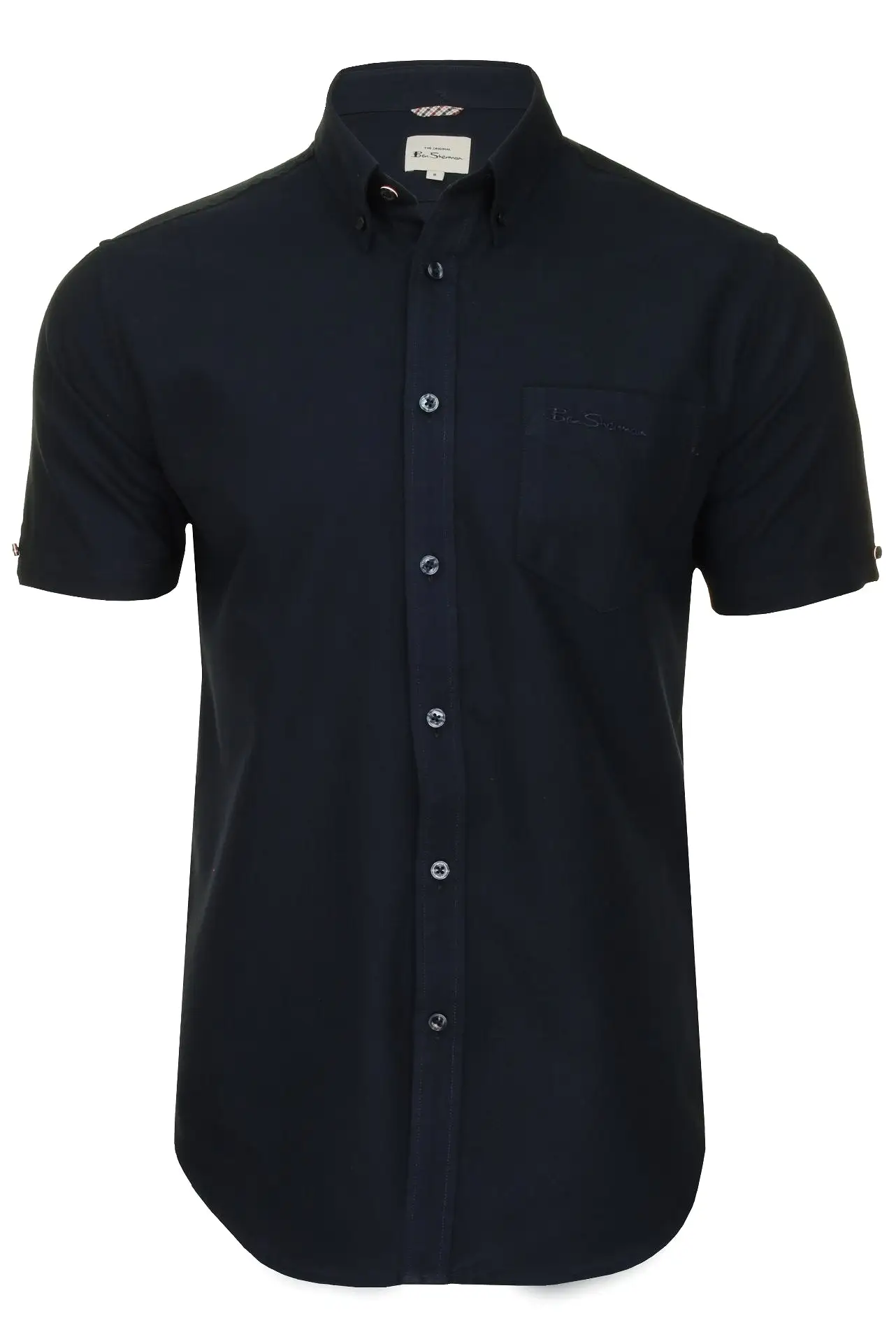 Ben Sherman Mens Oxford Shirt Short Sleeve