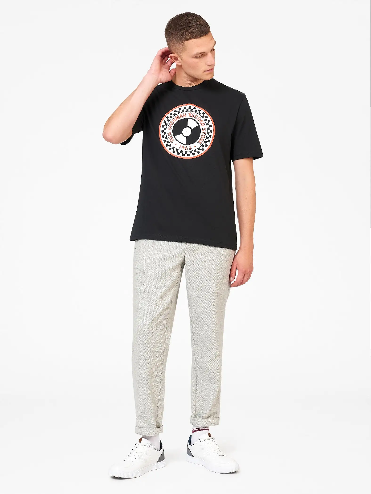 Ben Sherman Mens Record Shop T-Shirt