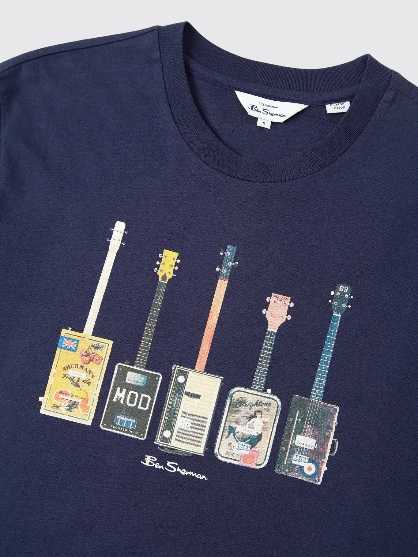 Ben Sherman 'Misfits Guitars' T-Shirt