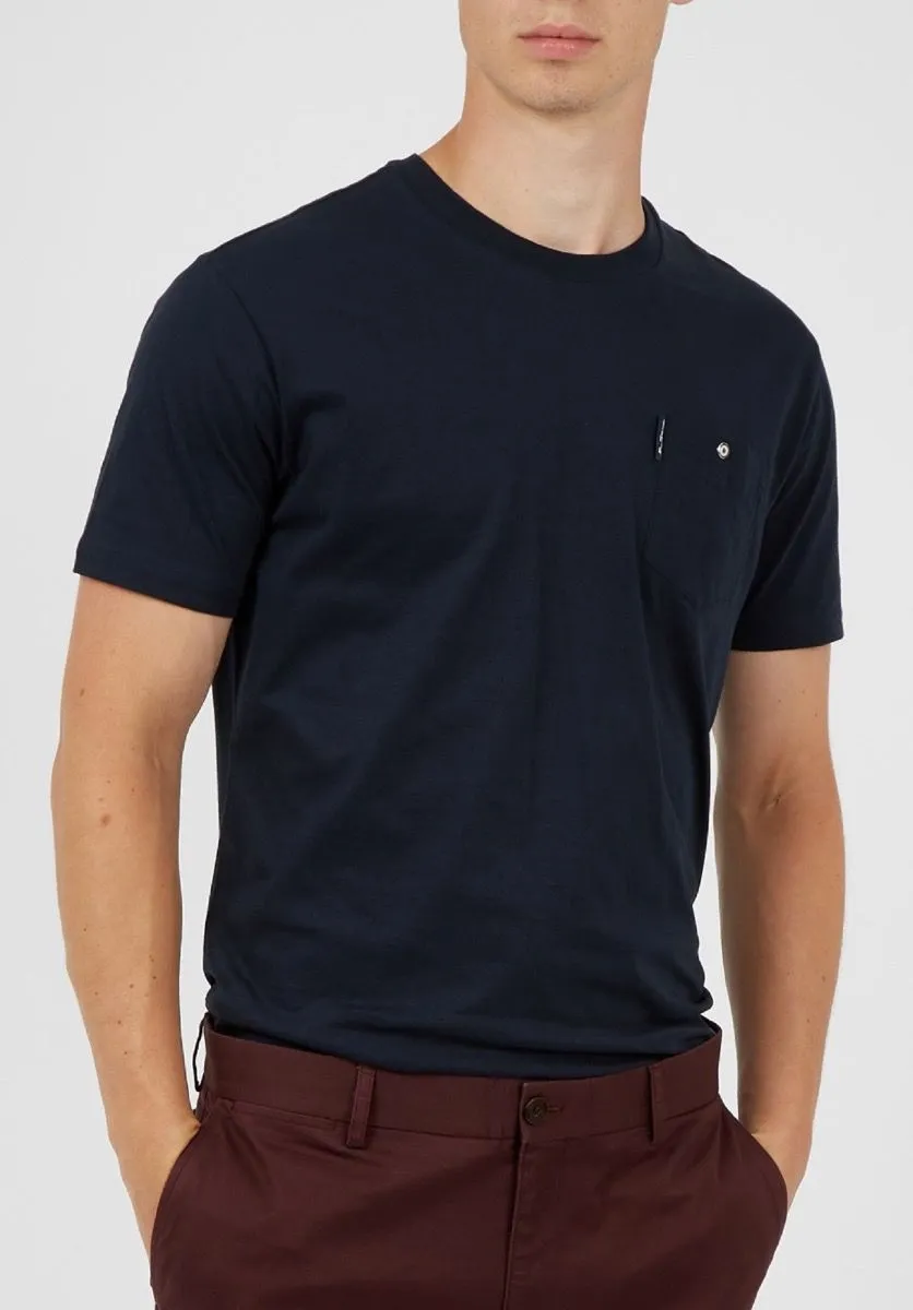 Ben Sherman Pocket Crew Neck T-Shirt Dark Navy