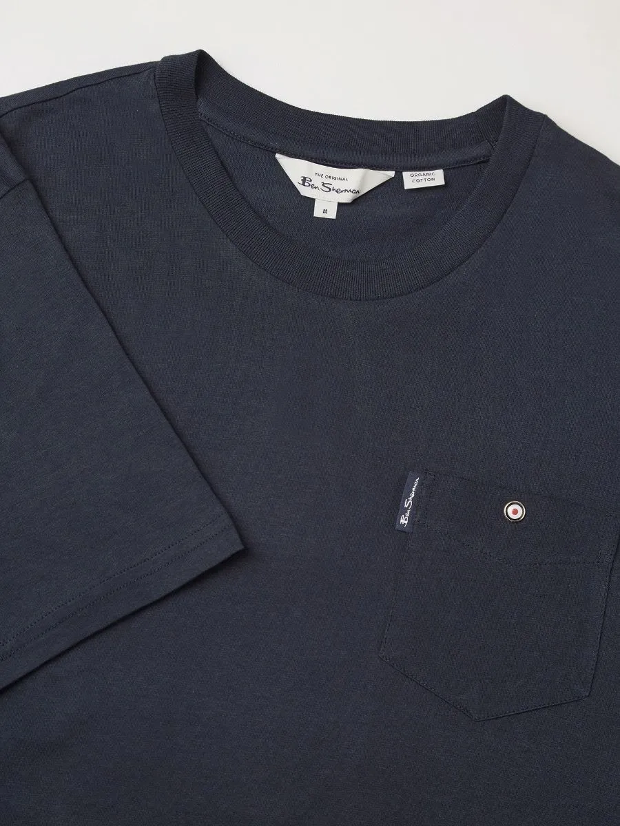 Ben Sherman Pocket Crew Neck T-Shirt Dark Navy