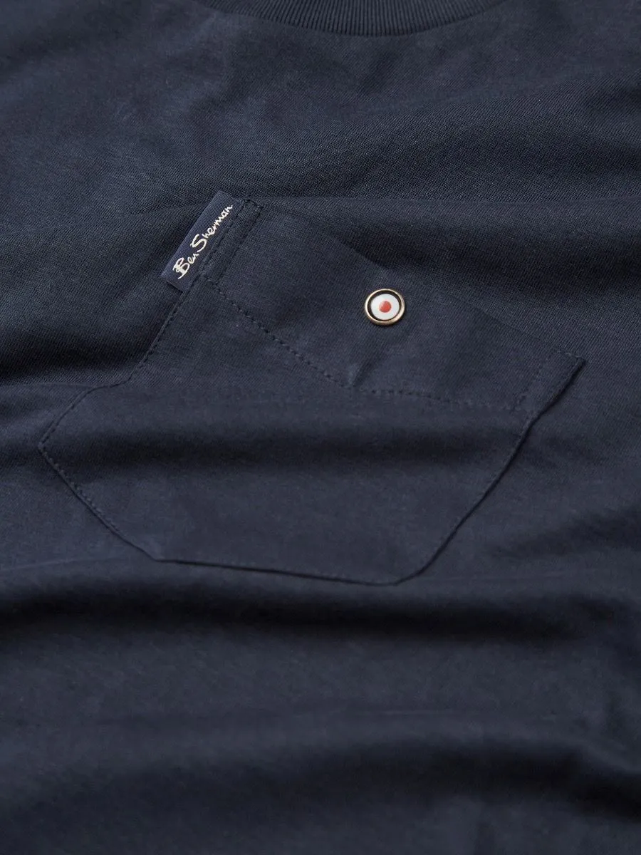 Ben Sherman Pocket Crew Neck T-Shirt Dark Navy