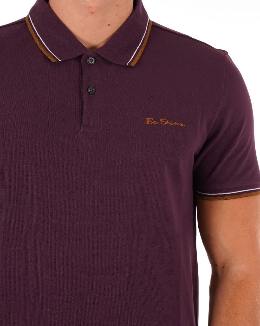 Ben Sherman Polo Shirt Plum