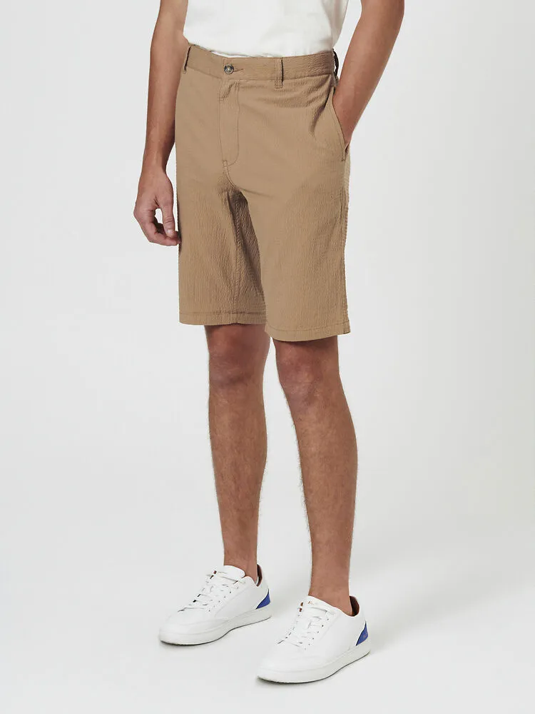 Ben Sherman - Seersucker Short Cinnamon