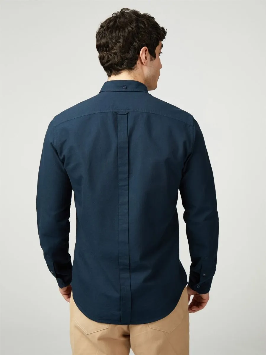 Ben Sherman Signature Long Sleeve Oxford Shirt Dark Navy