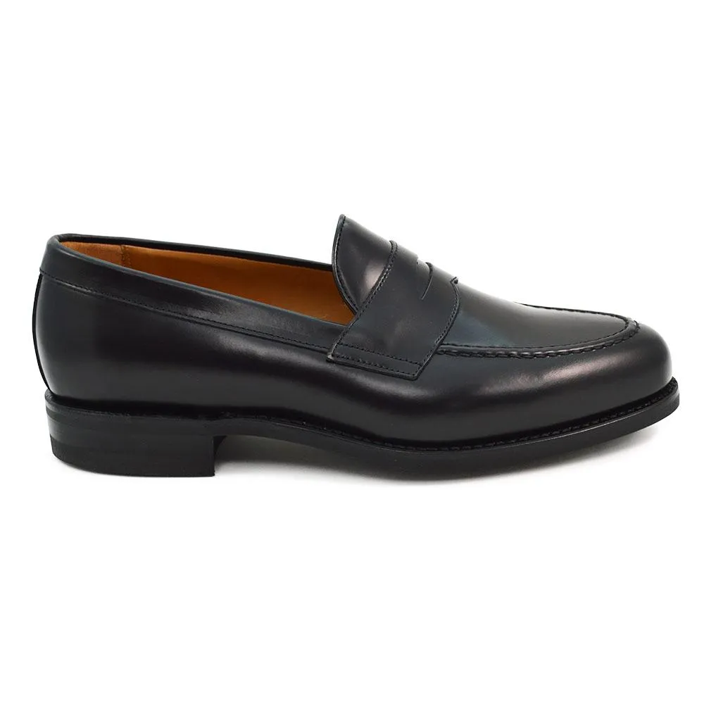 Berwick 1707 Penny Loafer (9628-K4)- Black Rois Dainite