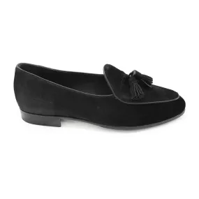 Berwick 1707 Tassel Belgian Loafer (4951)- Florence Black