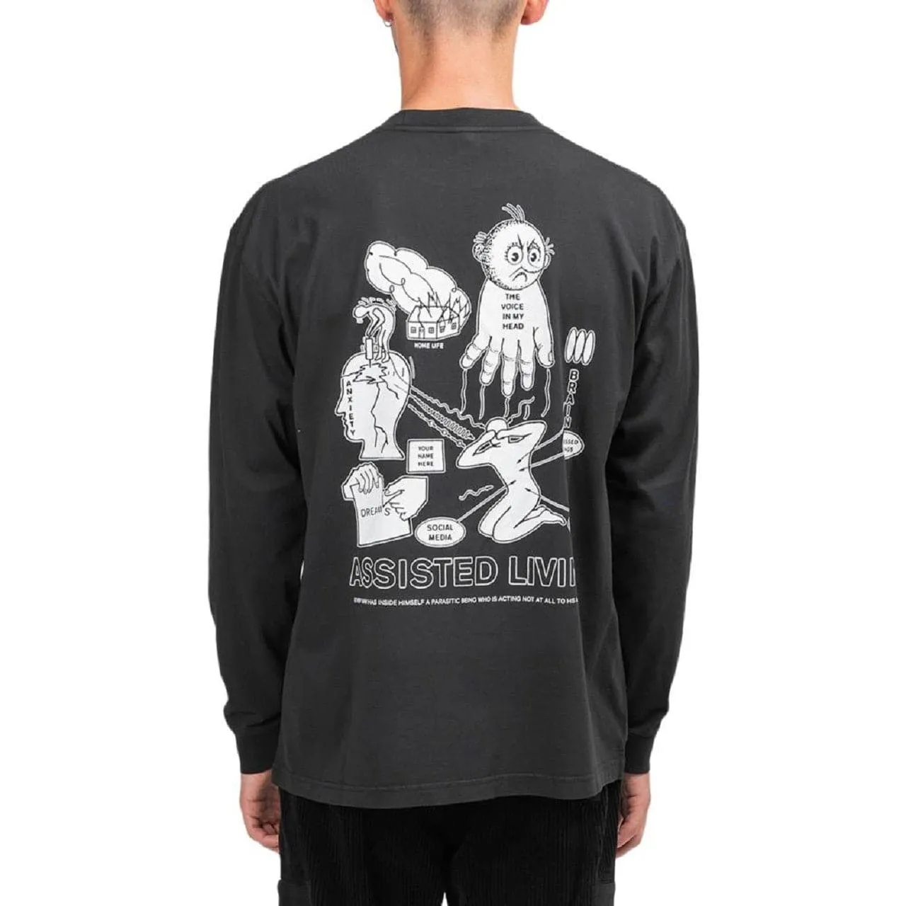 Brain Dead Struggles Longsleeve (Black)