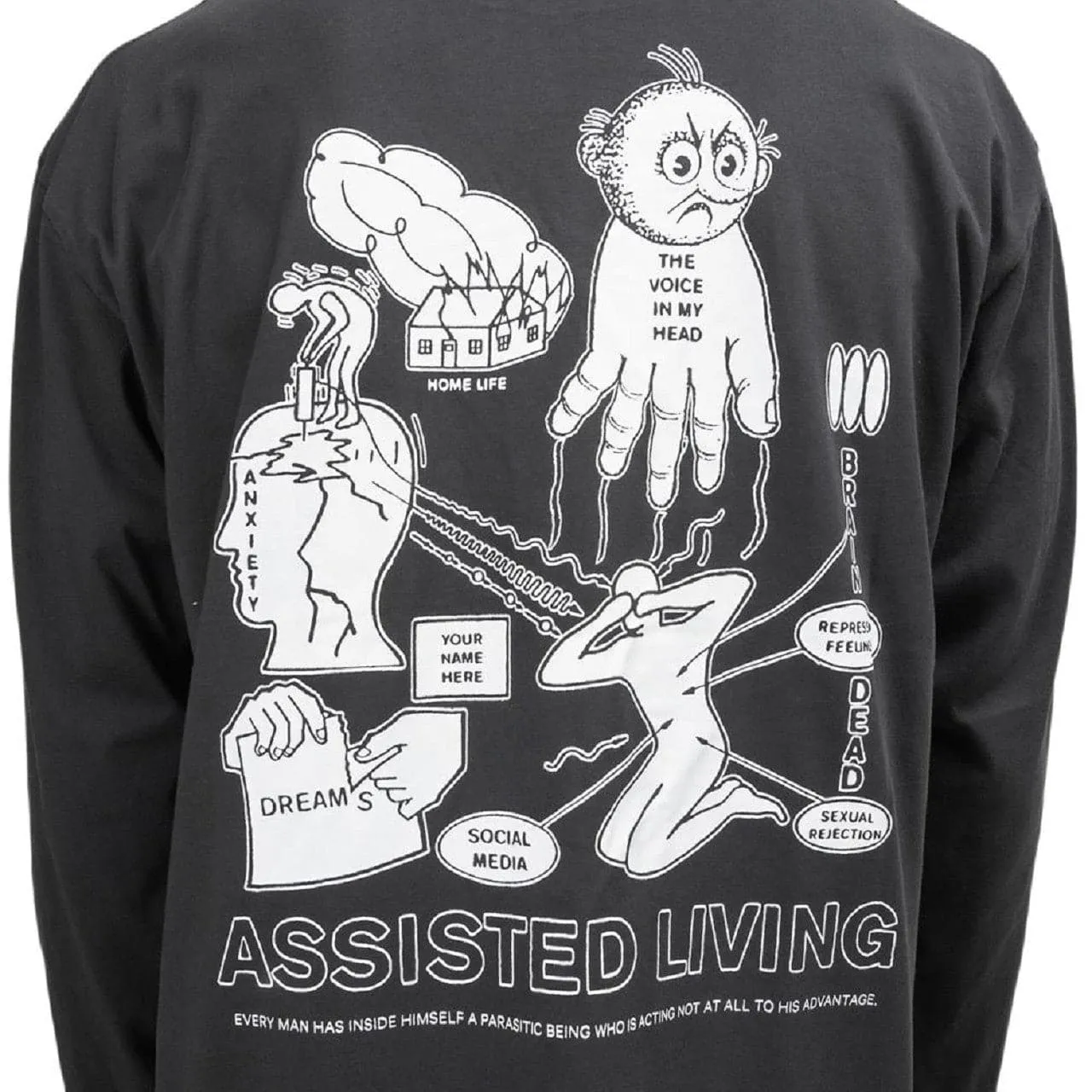 Brain Dead Struggles Longsleeve (Black)