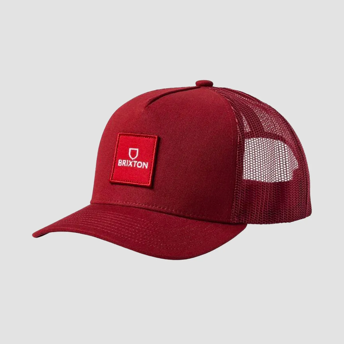 Brixton Alpha Block X NetPlus C MP Trucker Cap Island Berry/Island Berry