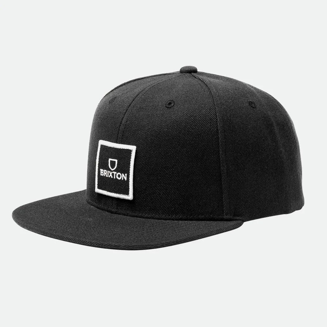 Brixton Alpha Square MP Snapback Black