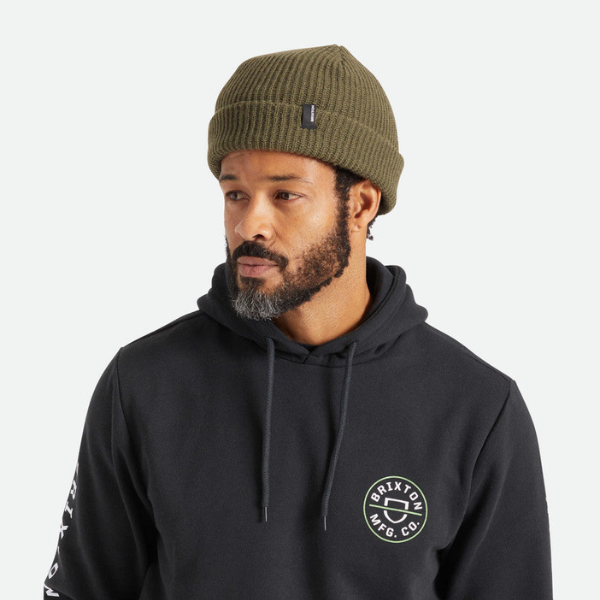 Brixton Heist Beanie - Military Olive