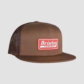 Brixton Steadfast HP Trucker Cap Dark Earth/Burnt Red