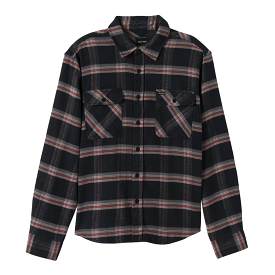 Brixton Stretch WR Flannel Black/Charcoal/Red