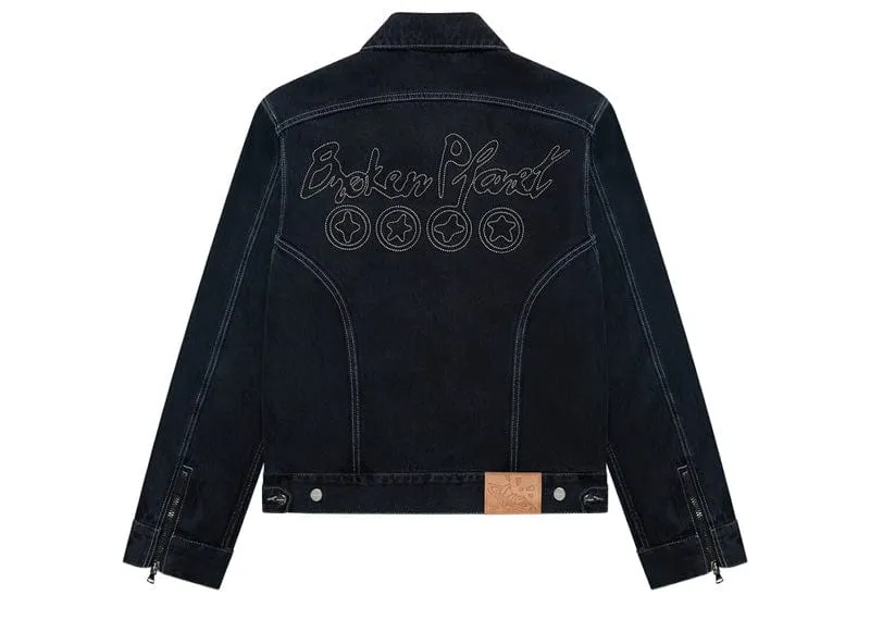 Broken Planet Denim Jacket Washed Black