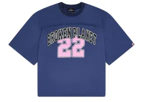 Broken Planet Double Layered Mesh Jersey Outerspace Blue