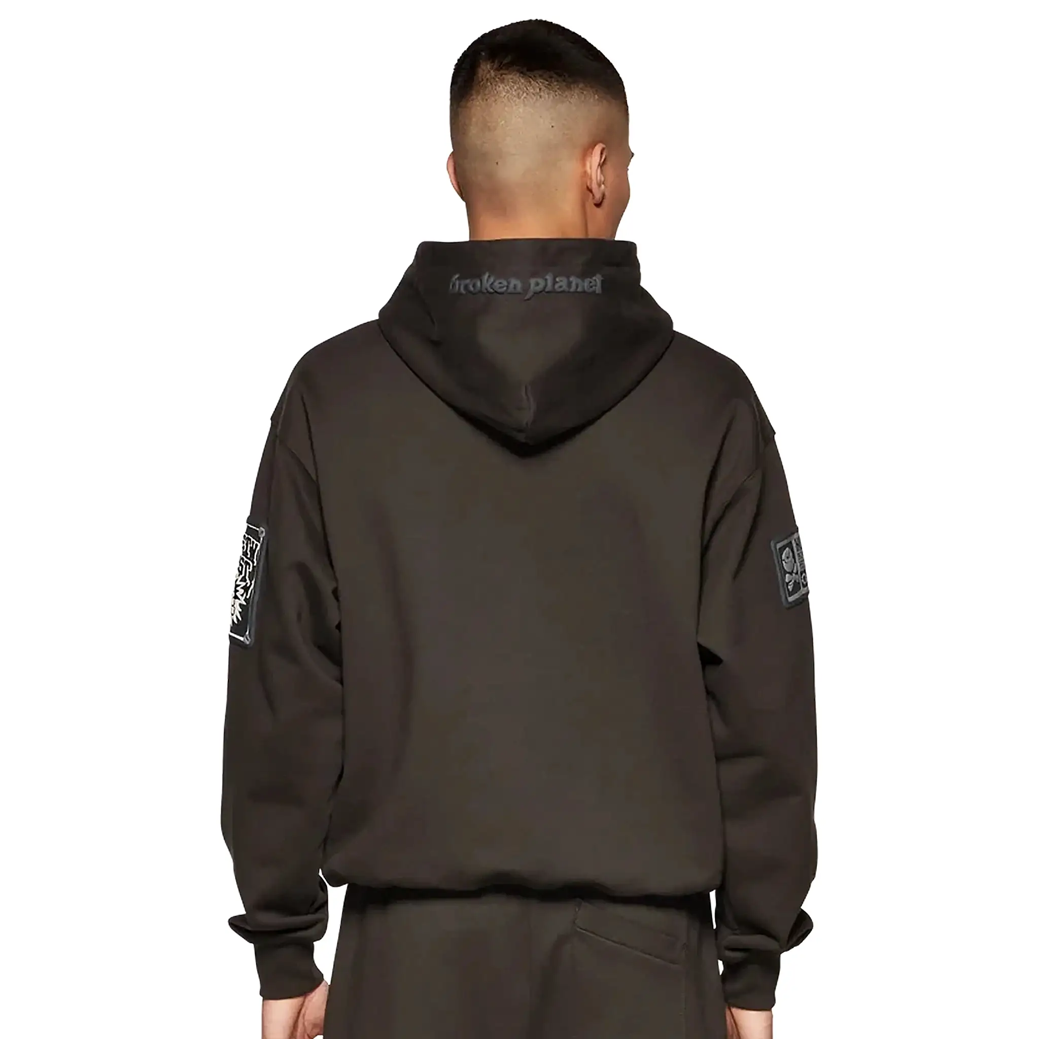 Broken Planet Repair Services Soot Black Hoodie