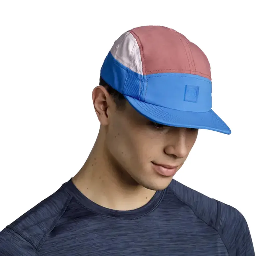 Buff Gorra 5 PANEL GO Domus Azul Rosa