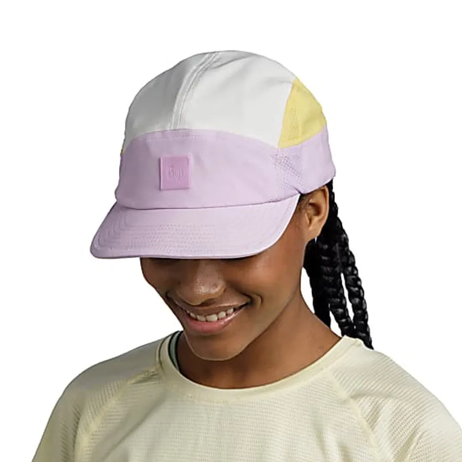 Buff Gorra 5 PANEL GO Domus Rosa Amarillo