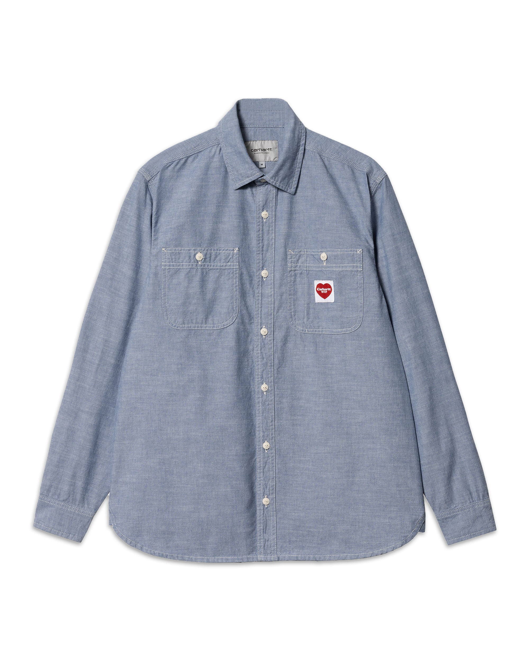 Carhartt Wip Clink Heart Shirt Liberty Rinsed