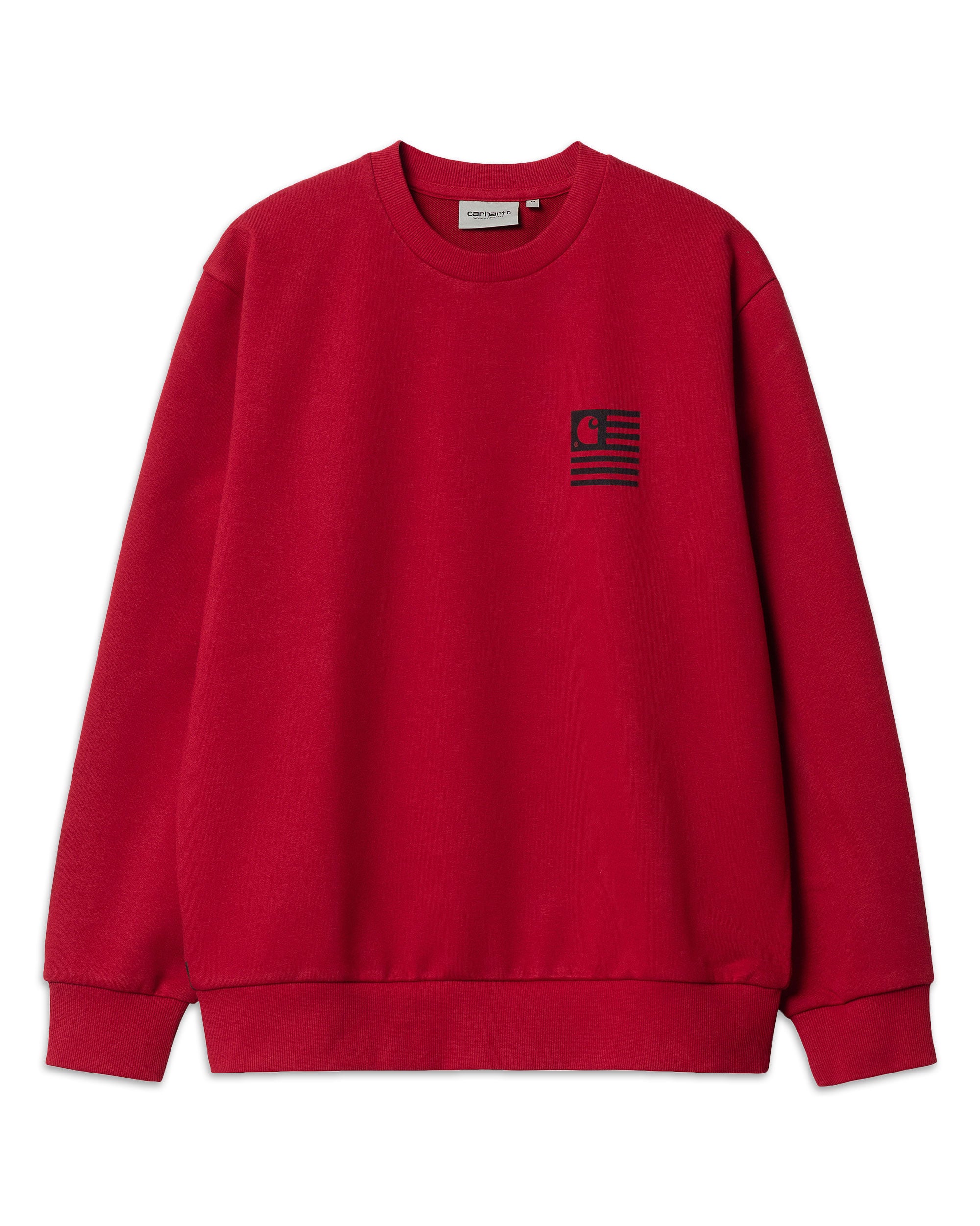 Carhartt Wip Coast state Sweat Rosso