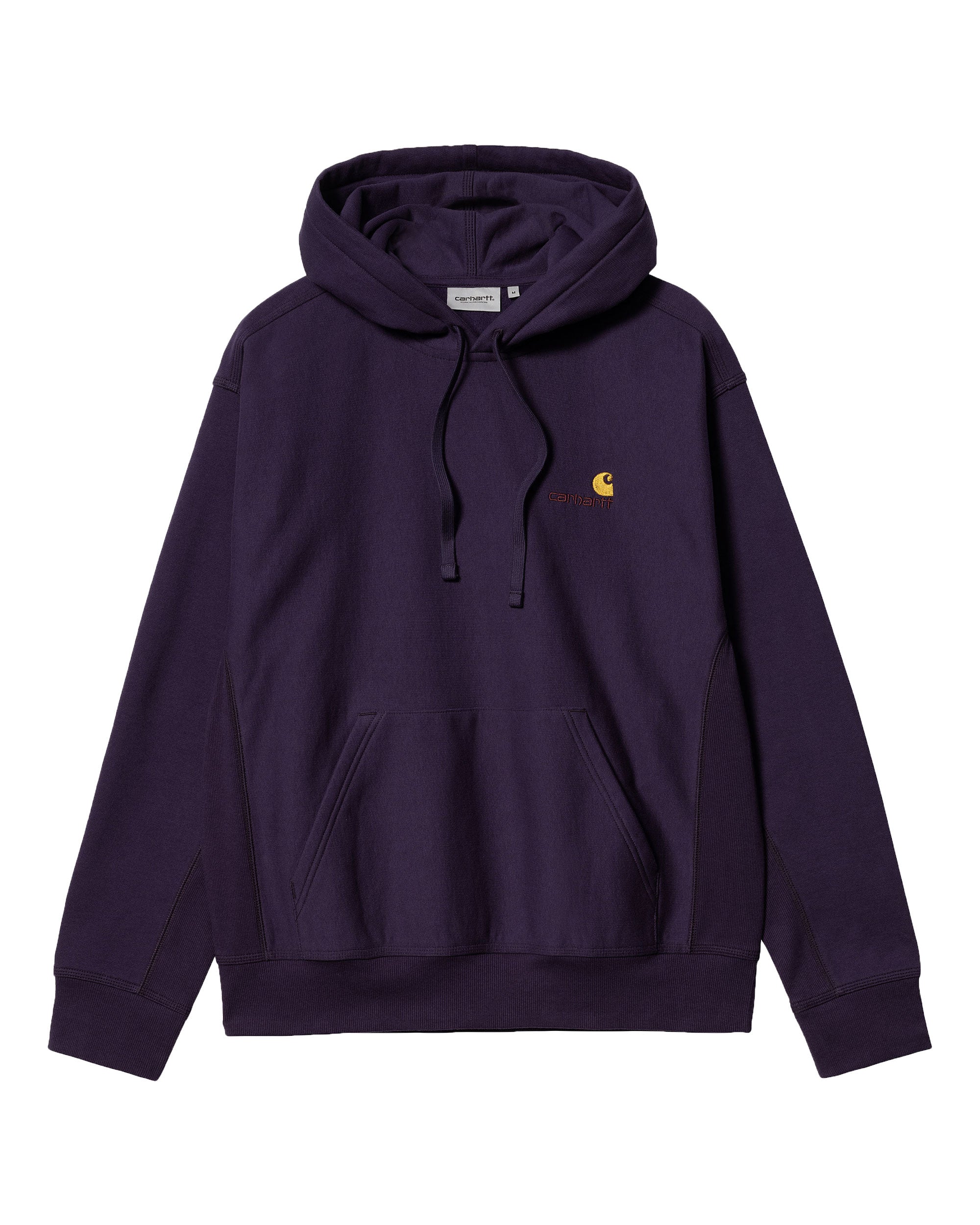 Carhartt Wip Hooded American Script Sweat Cassis