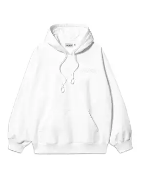 Carhartt Wip Hooded Babybrush Duck Sweat White