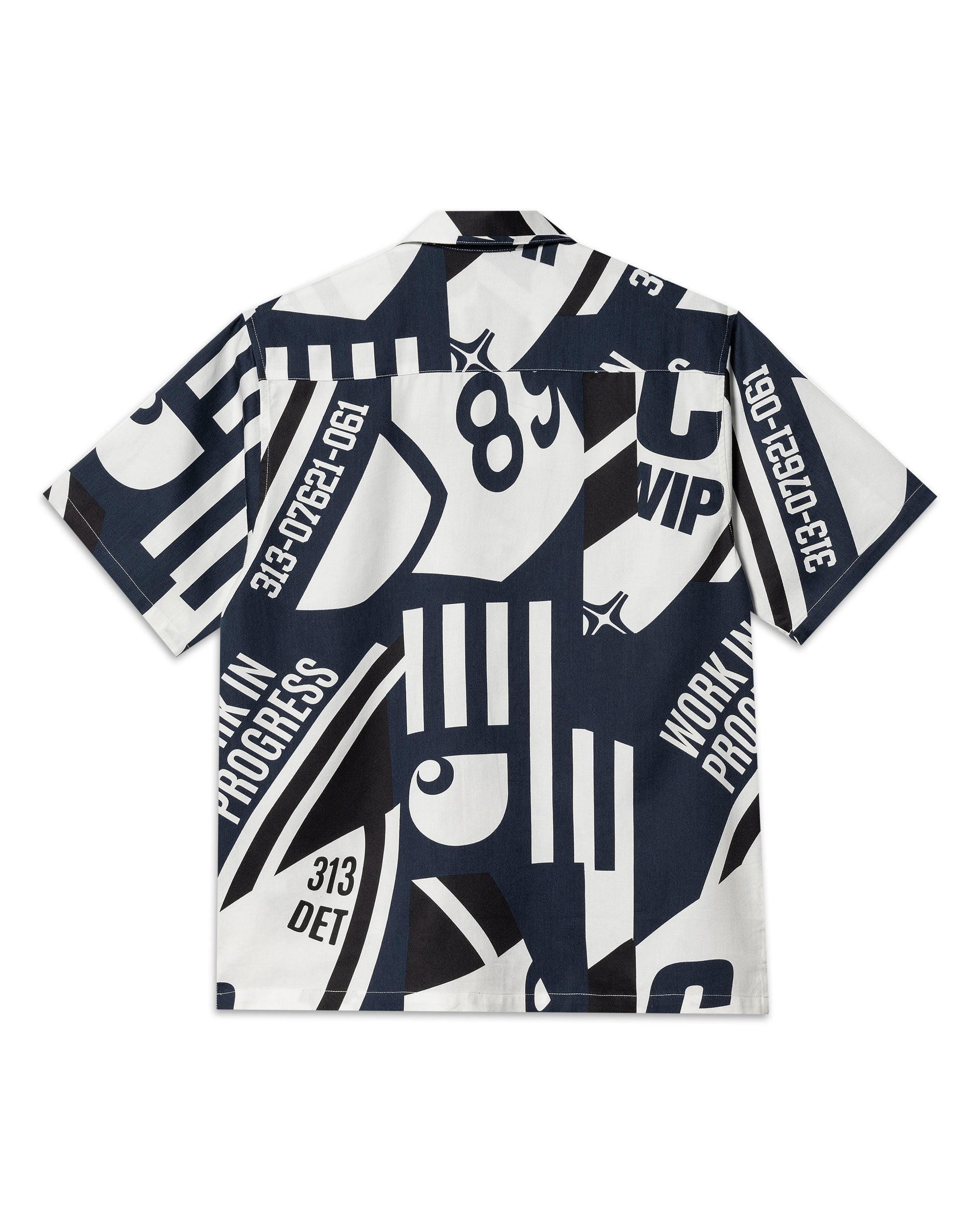 Carhartt Wip Marina Shirt Marina Print Atom Blue