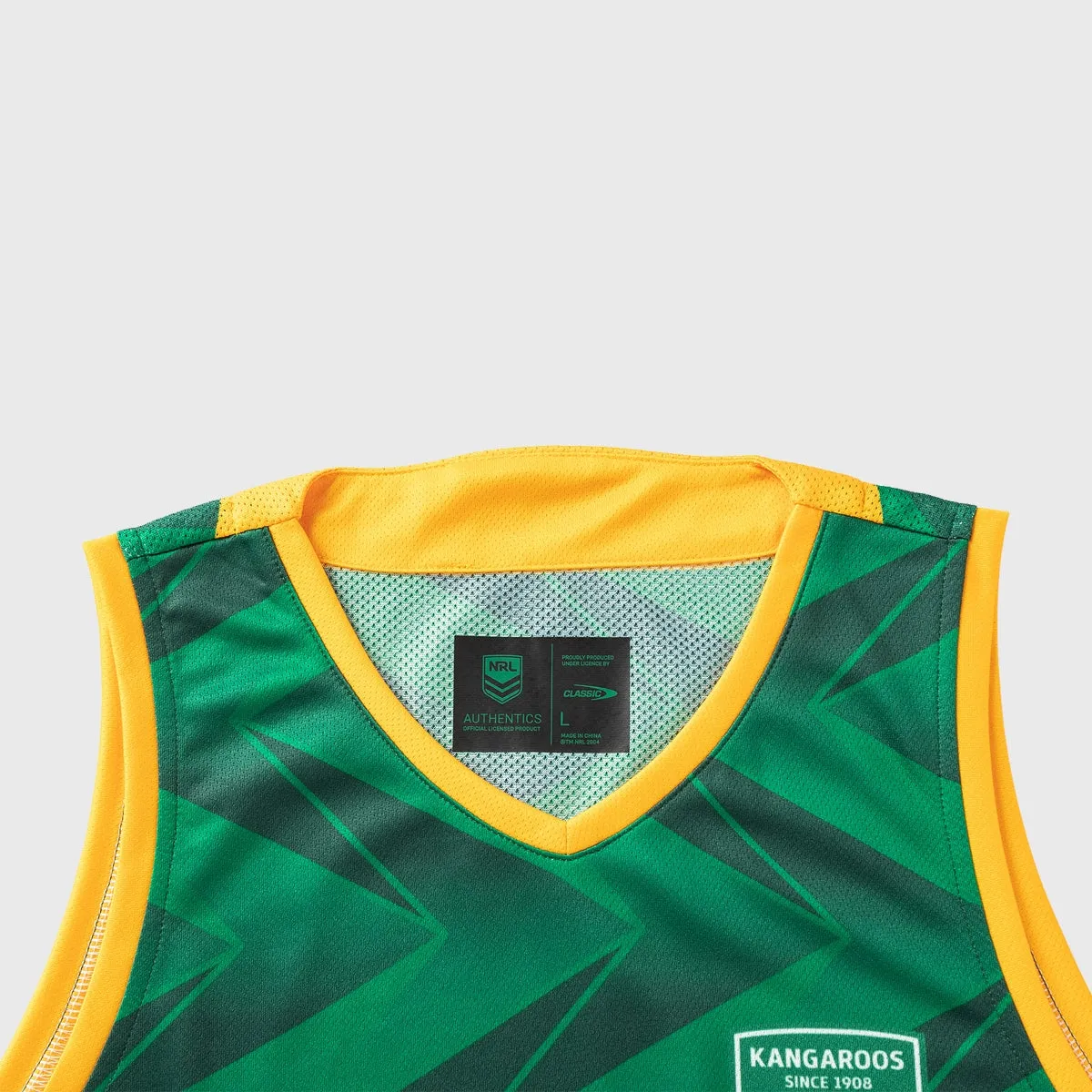 Classic Kangaroos Rugby League Pro Training Singlet