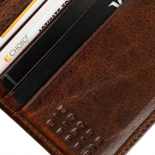 COMPACT WALLET BROMPTON BROWN