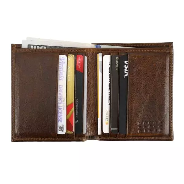 COMPACT WALLET BROMPTON BROWN