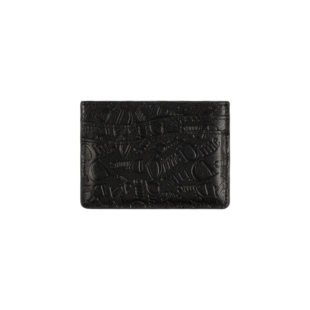 Dime MTL Haha Leather Card Holder Black