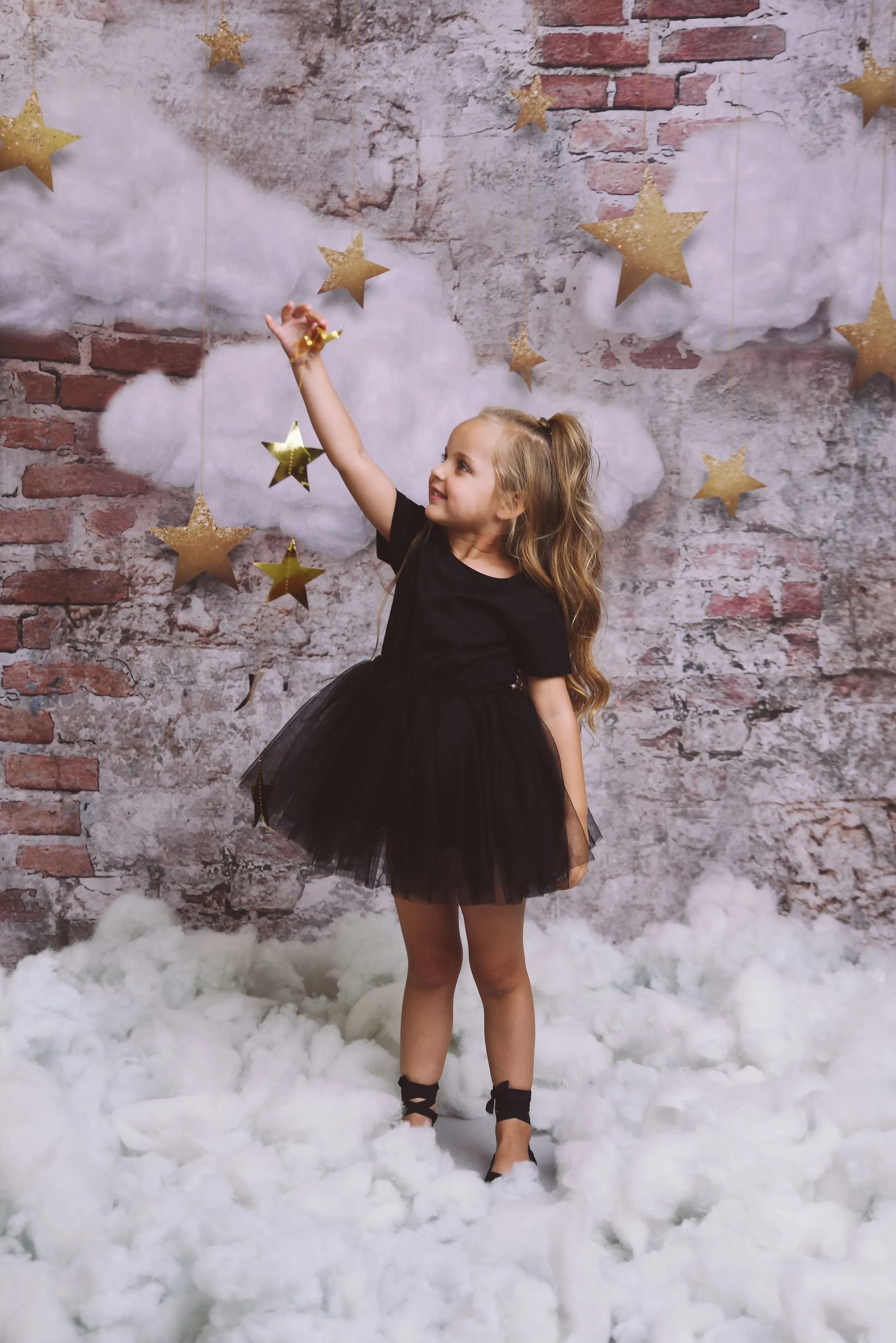 DOLLY TUTULLY T-SHIRT TUTU DRESS black