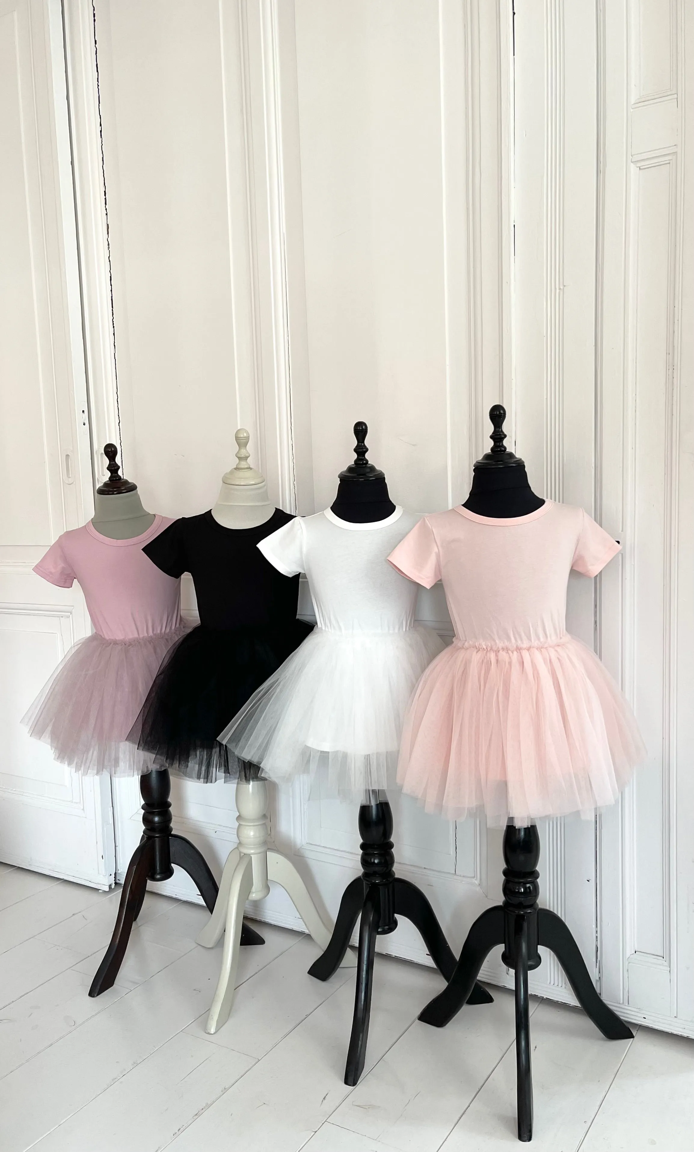 DOLLY TUTULLY T-SHIRT TUTU DRESS black