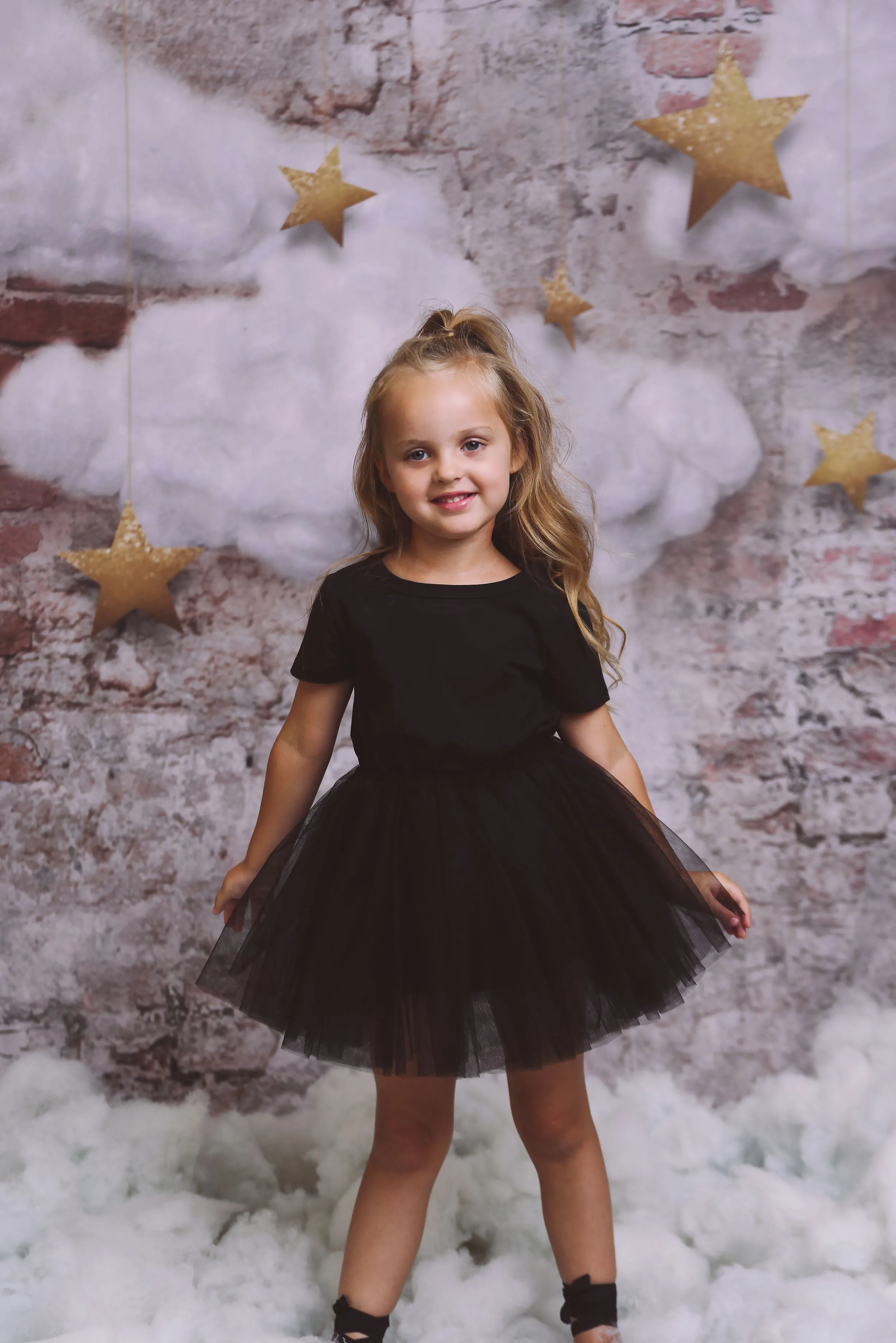 DOLLY TUTULLY T-SHIRT TUTU DRESS black