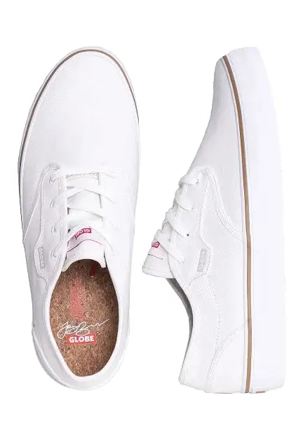 GLOBE CHAUSSURES MOTLEY II ORGANIC WHITE/TAJ