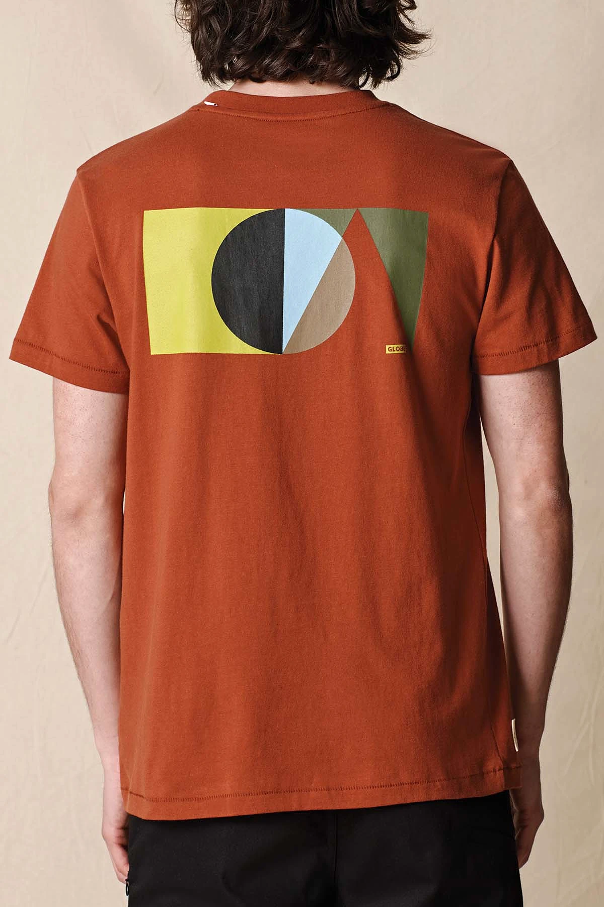 GLOBE T-SHIRT FLAG dark walnut